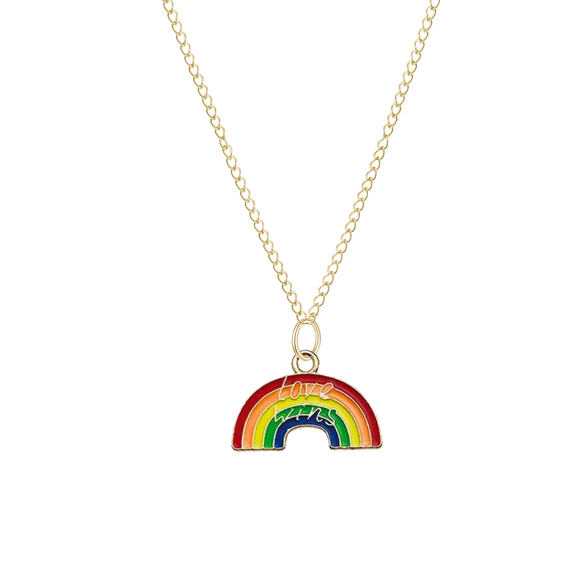Love Wins Long Pendant Necklace