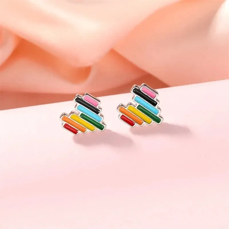 Triangle Rainbow Earrings LGBTQ